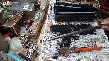 light print or line problem 12a cartridge repair | how to repair 12a laserjet cartridge