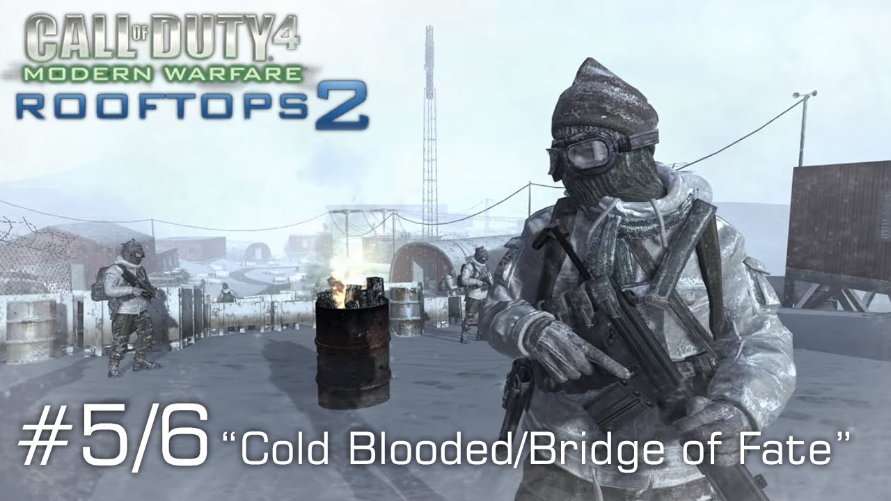 Cod 4 Rooftops COD4: Rooftops 2 Playthrough Mission #5/6 -