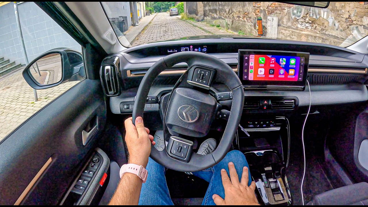 NEW Citroën C3 Aircross 2025 (1.2 hybrid 145 hp) | POV Test Drive #2476 Joe Black