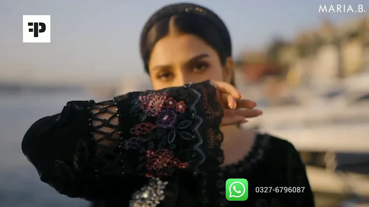 Maria B Linen 2023 Featuring Ayeza Wahaj #mariab #Linen #ayezakhan #wahajali #mein