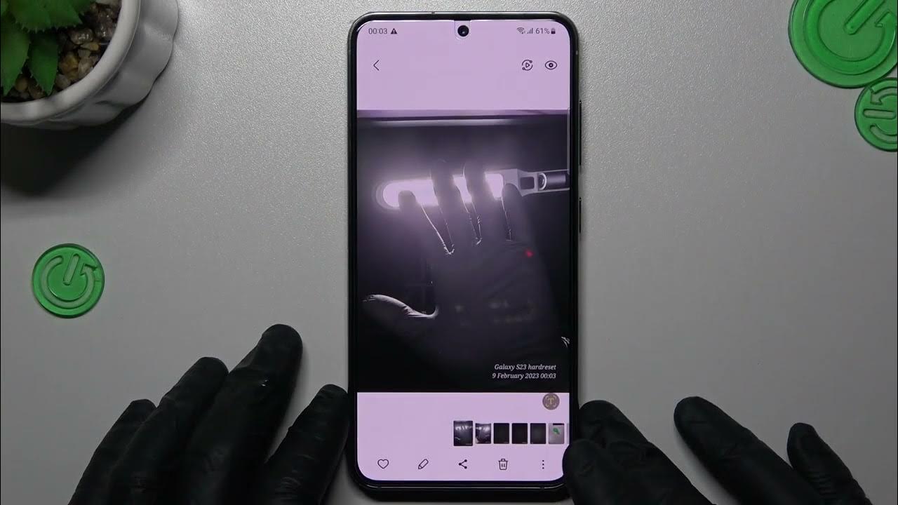 How to Turn On/Off Camera Mirror Effect on SAMSUNG GALAXY S23 Manage