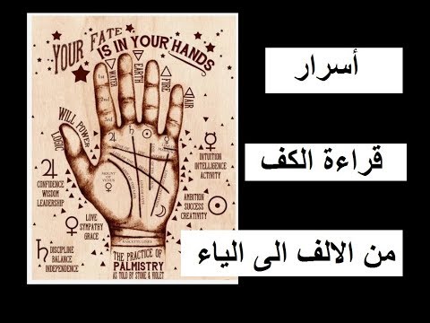 اسرار قراءة الكف من الالف الى الياء