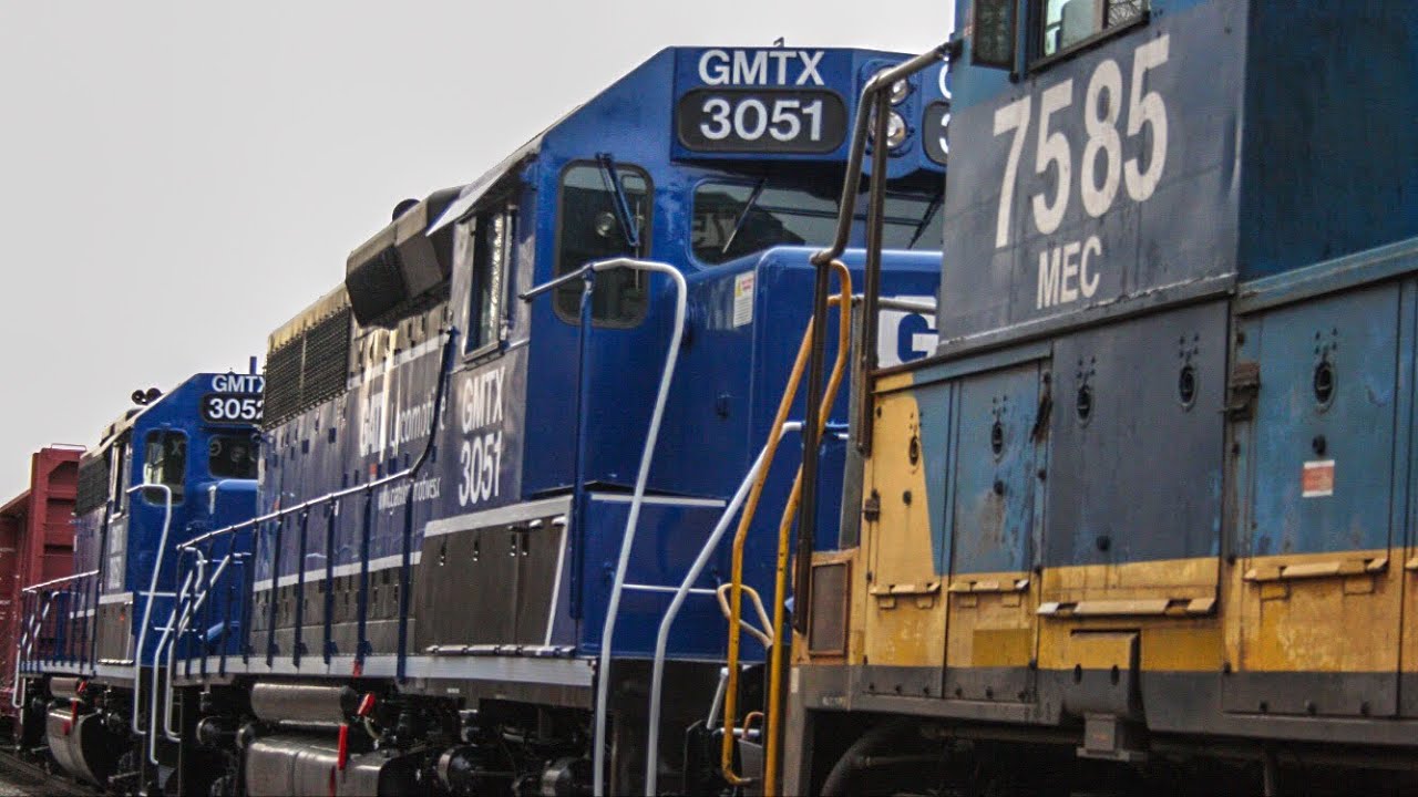 2 Newly Leased GMTX GP40’s trail on PAR EDPO 2/6/19