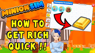 💰HOW TO GET RICH QUICK IN MINION SIMULATOR ⛏