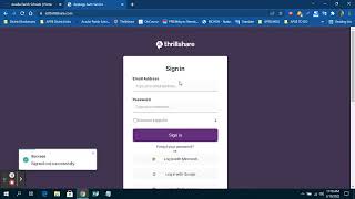 Sync Thrillshare login with Google account screenshot 5