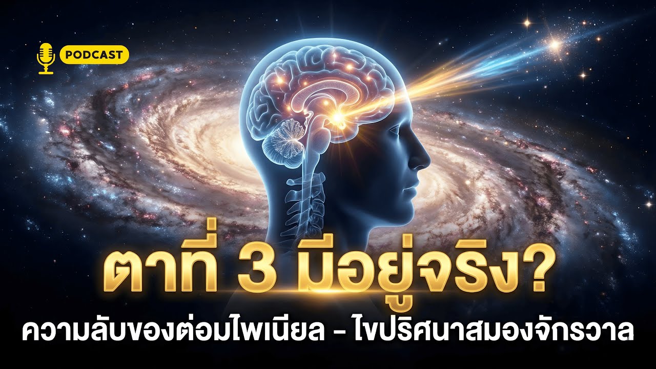 ตาที่ 3 มีอยู่จริงในสมองมนุษย์? | ความจริงเกี่ยวกับต่อมไพเนียล - ไขปริศนาจักรวาล