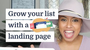 How to grow your email list for free with landing pages