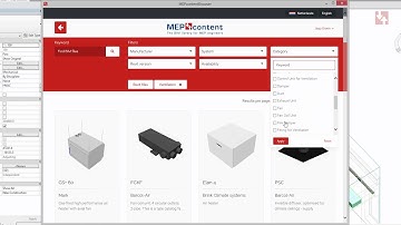 MEPcontent browser for Revit and Autocad | Browse the largest BIM library for MEP engineers