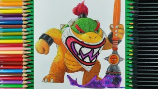 Dibujando a Bowser Jr. | The Super Mario Galaxy Movie | Drawing Bowser Jr.