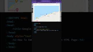 HTML, How To Embed Google Maps with a Marker In An HTML Page screenshot 4