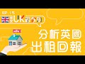 【🇬🇧利安UK話你知 】英國買樓出租回報知多D！