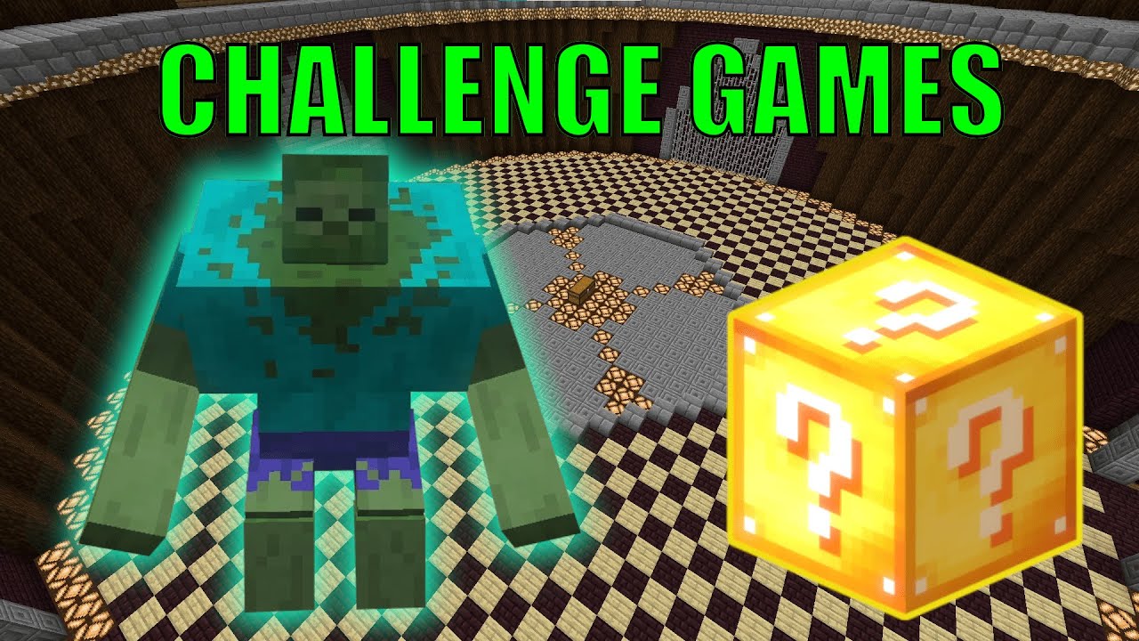 Minecraft: Mutant Zombie CHALLENGE GAMES! Lucky Blocks!