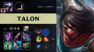 Talon ADC vs Mel - EUW Master Patch 26.16