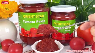 Jar Glass Tomato Paste 250g/500g | 100% tomato | Support OEM&ODM | Customized private label | Tianz