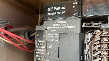 Swapping out PLC output card on GE FANUC 90-30