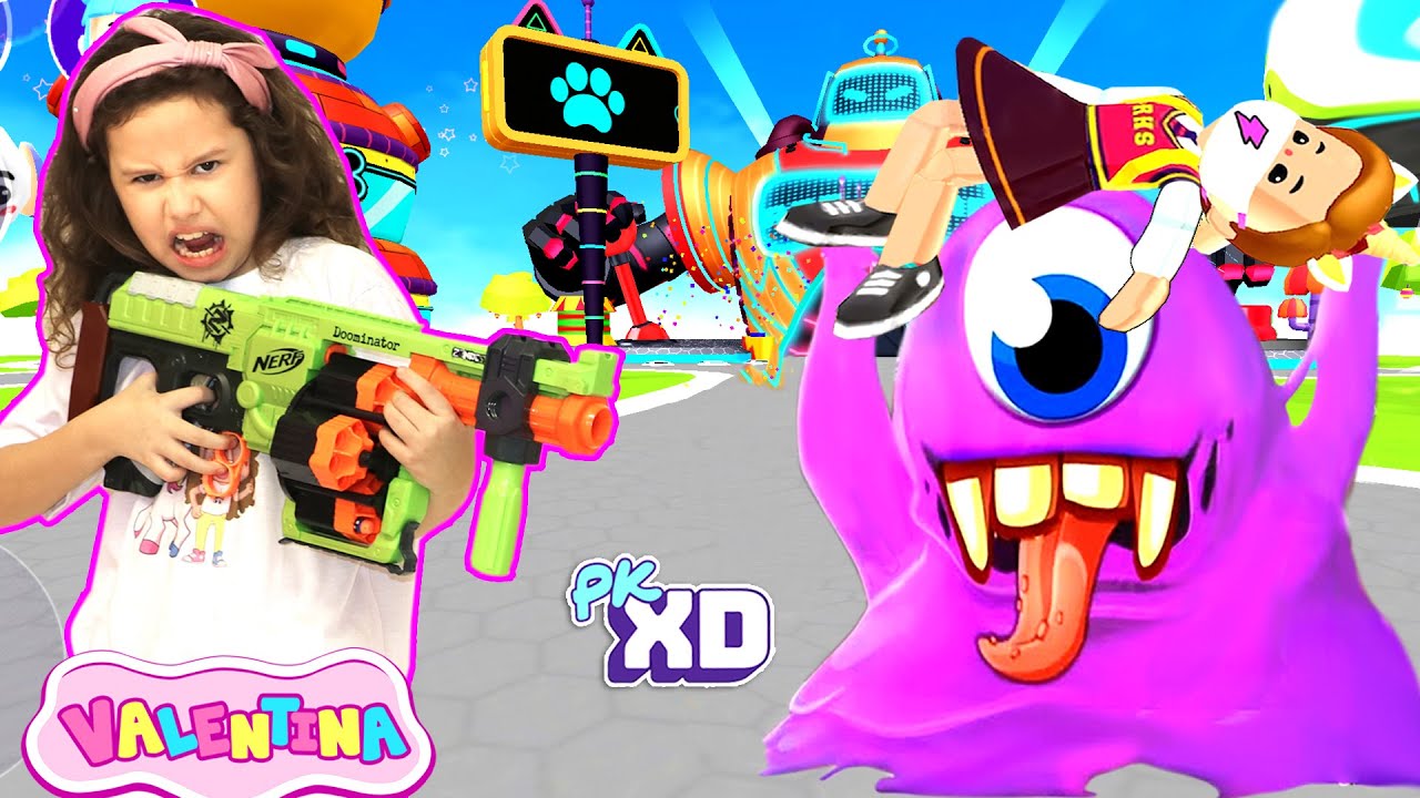 O MONSTRO DO SLIME NO PK XD - PARTE 02  Valentina Pontes