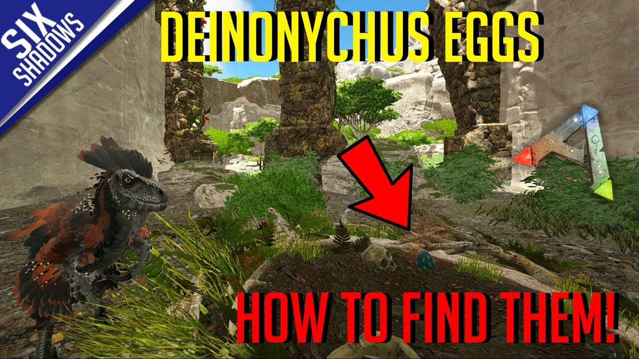 DEINONYCHUS EGGS - HOW TO AND HATCH THEM! | New Valguero | Ark: Survival Evolved - YouTube