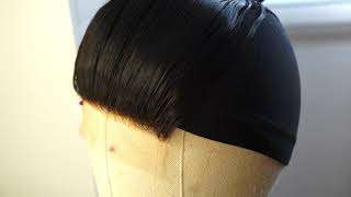 How to : Bleached ( microwave method) \& customize your 4x4 lace closure ft Ishow hair