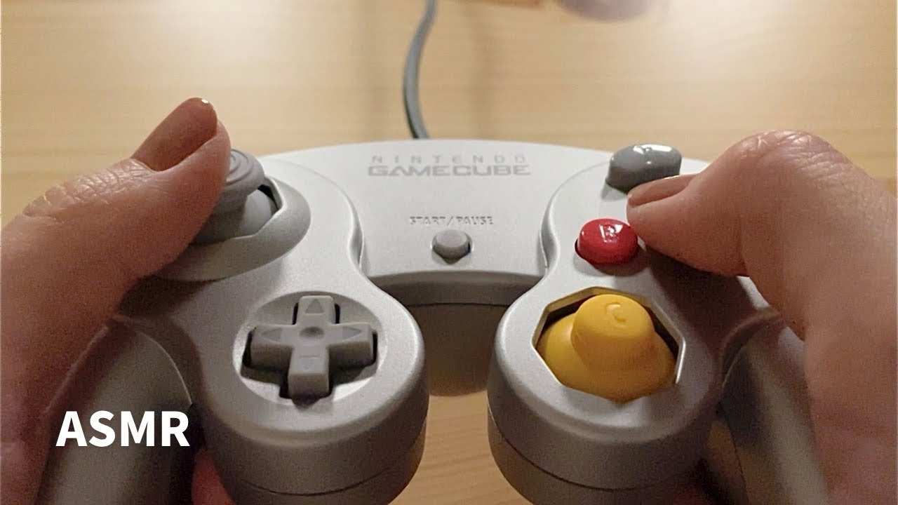 【ASMR｜音フェチ】ゲームキューブのコントローラーを触る音。Gamecube Controller Sounds