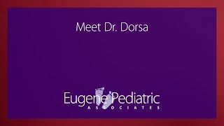 David Dorsa M D - Eugene Pediatric Associates