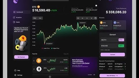 cryptocurrency dashboard
