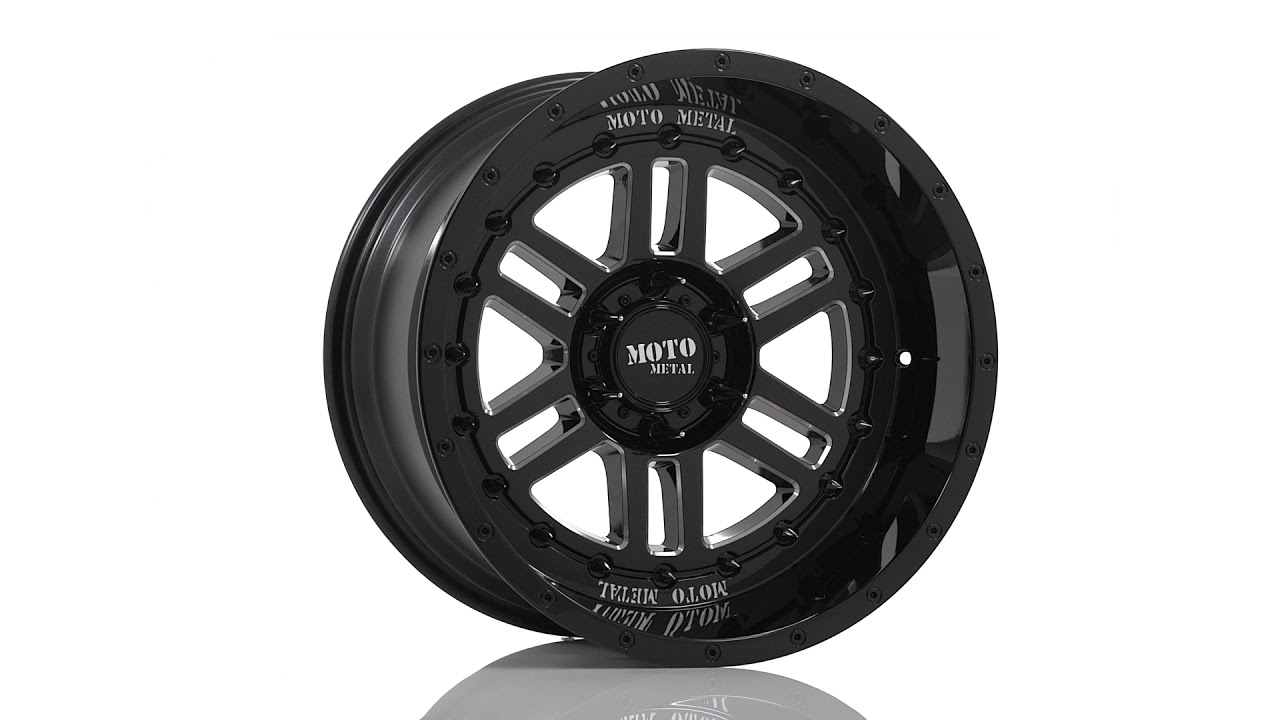 Moto Metal MO800 Deep Six Gloss Black Milled | Custom Wheels Express