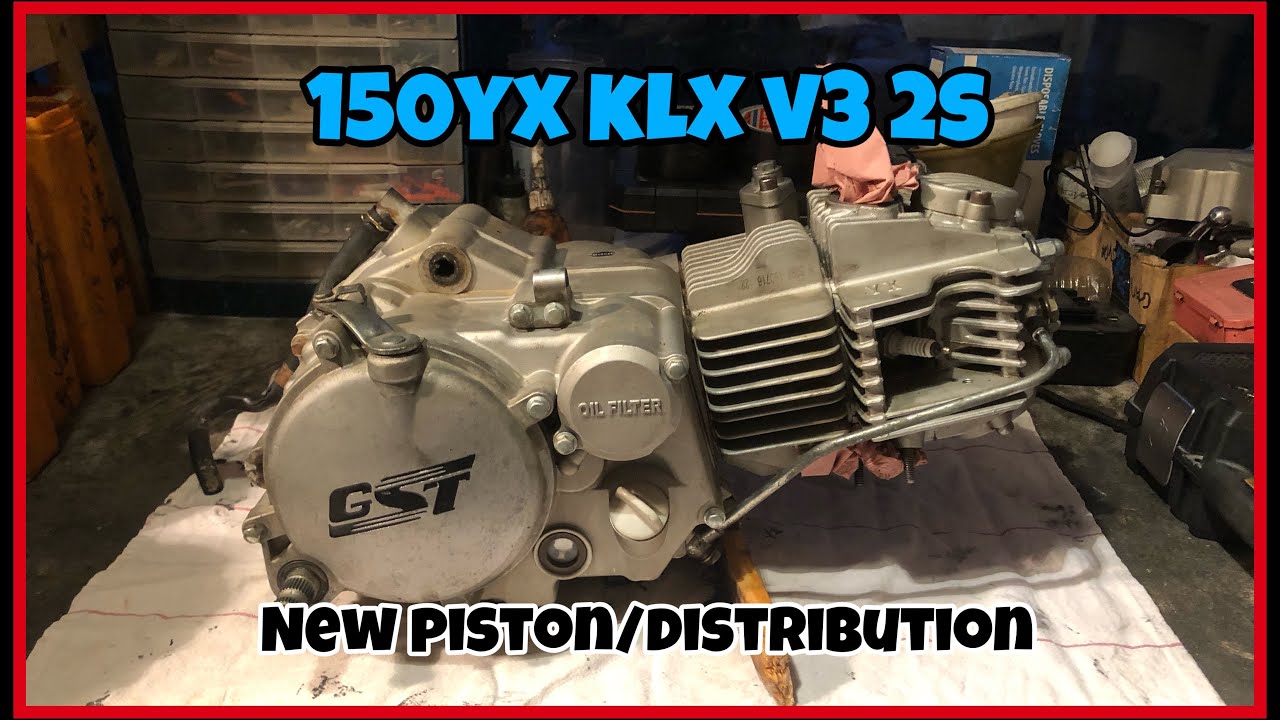 {TUTO} Comment procéder aux changement du piston/distribution moteur TYPE KLX (150yx klx v3 2s)