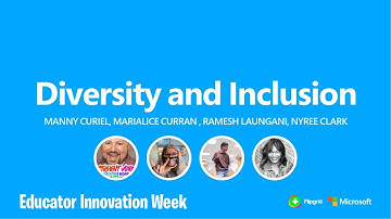 Diversity and Inclusion Panel Discussion