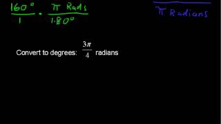 How to Convert Between Degrees and Radians - Precalculus Tips