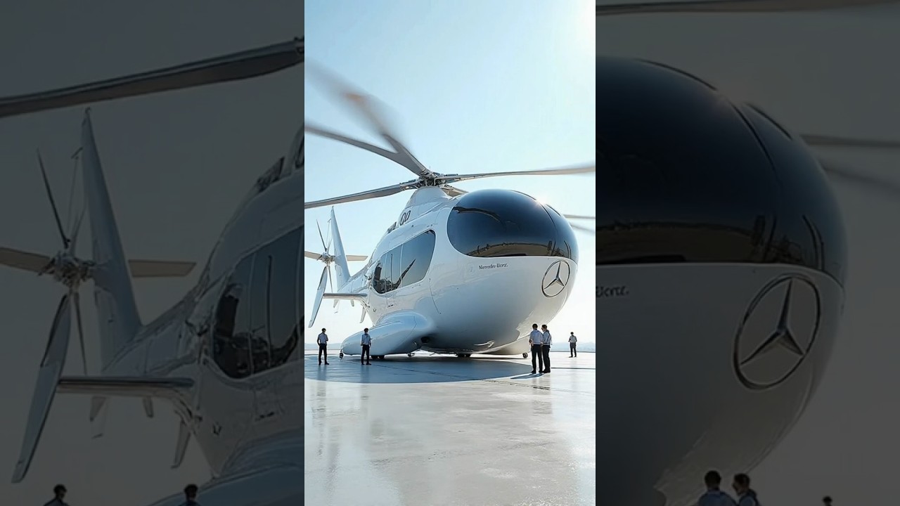 $75 Million Mercedes Helicopter Design!