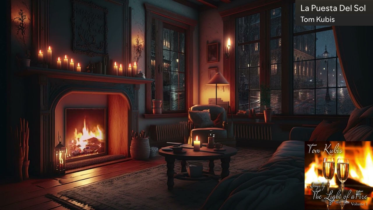 Piano Soft Jazz and Latin Music from "Songs By The Light Of A Fire" Tom Kubis