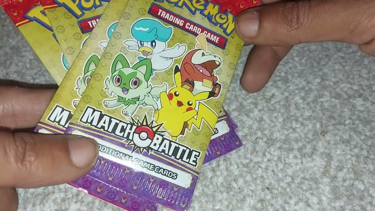 pokemon match battle booster pack OPENING A MCDONALDS MATCH BATTLE 2023 BOOSTER PACK