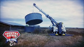 Lifting and hauling a Silo