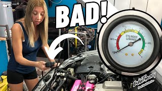 Rebuilding our $500 1st Gen Honda CRV with JUNKYARD parts - Finding Hidden Engine DAMAGE! Pt.3