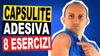 8 Esercizi di FIsioterapia per la Capsulite Adesiva della Spalla (o Spalla Congelata)