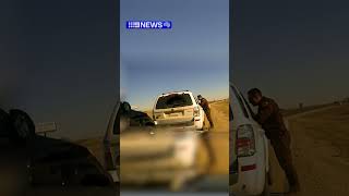 Highway patrol officer thrown from road during traffic stop