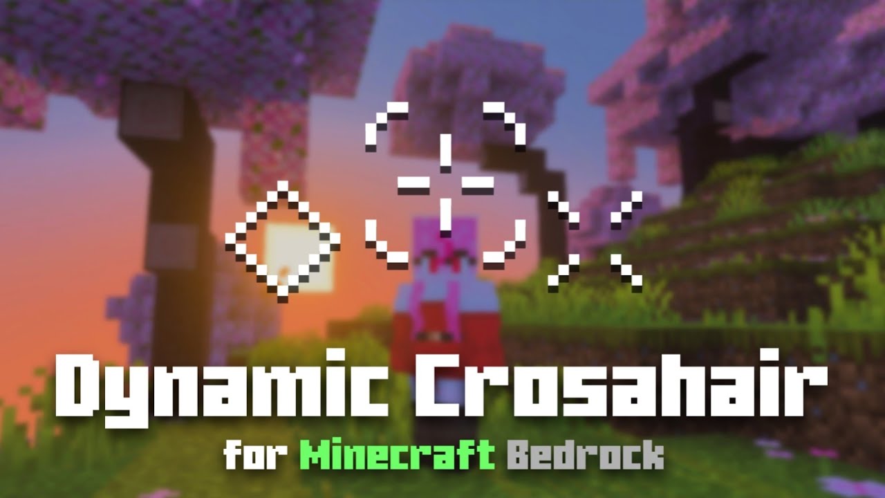 Dynamic Crosshair V1.0.0 Release! - Texture Pack Minecraft Bedrock