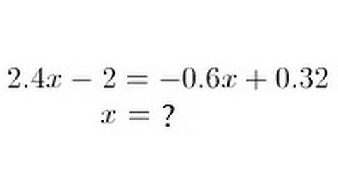 Algebra - Solving Linear Equations In One Variable: Lesson 1 (4 of 4) Decimal