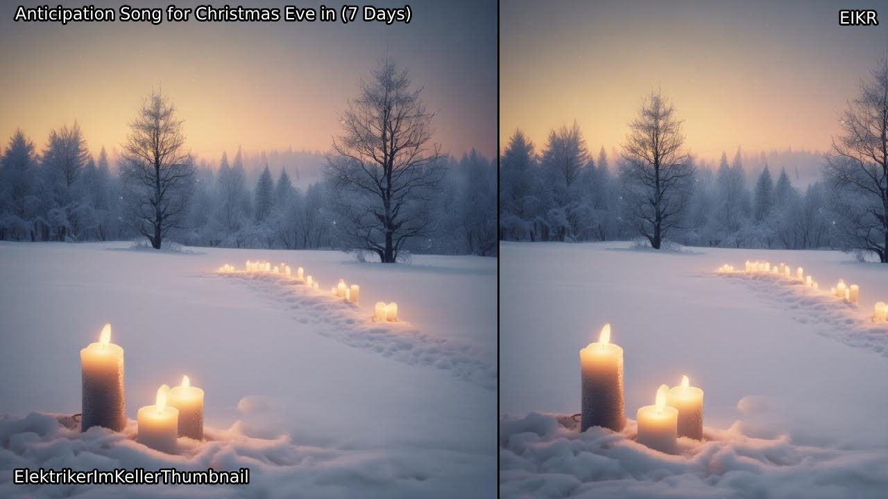 Anticipation Song for Christmas Eve in (7 Days) - [Music by Dream AI]