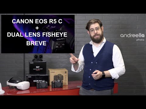 (corto) Canon EOS R5 C (Cinema) + Dual Lens Fisheye - Presentazione BREVE