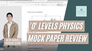 [O LEVELS] Physics Mock Paper Review screenshot 1