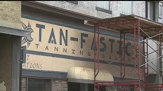 Portion of street closed in Salem due to unsafe building