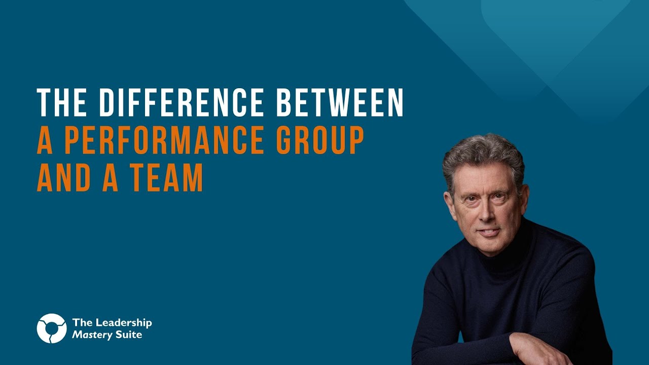 The Difference between a Performance Group and a Team - YouTube
