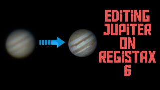 editing jupiter on registax software