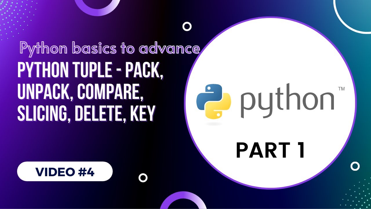 #4 Python basics to advance in Telugu 2023 | Python TUPLE PART 1 - YouTube