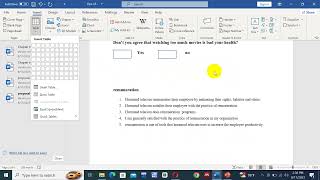 questionnaire 2aad sidee loogu diyariya  mss word screenshot 1