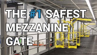Safety Pivot Gates for Mezzanines