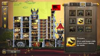Castlestorm - castle building gameplay - walkthrough