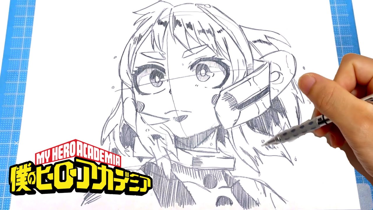 イラスト】(僕のヒーローアカデミア)麗日お茶子の描き方！簡単な