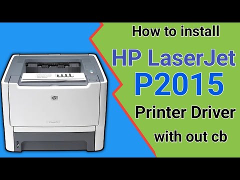 How to download and install Hp laserjet p2015 printer driver on windows 2022.Hp printer driver.